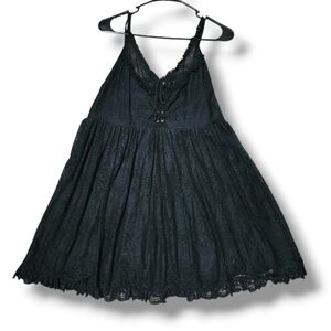 Killstar Lace Detail Pentagram Dress size XXL